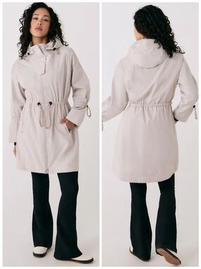 LOLE Women’s Size XS Abalone Piper Oversized Packable Rain Jacket